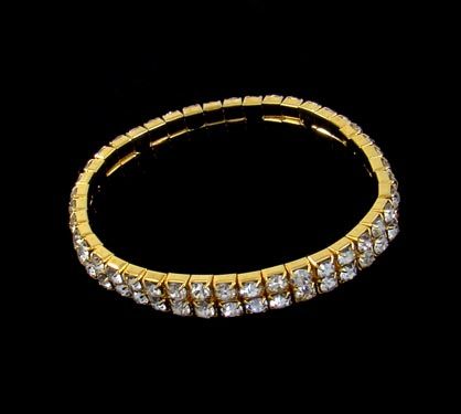 Pulseira strass 2 voltas