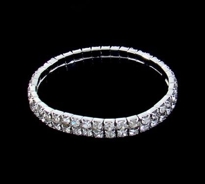 Pulseira strass 2 voltas