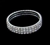 Pulseira strass 3 voltas