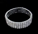 Pulseira strass 4 voltas