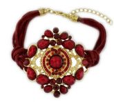 Pulseira bordô