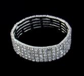 Pulseira strass 5 voltas